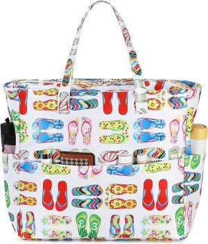 LEDAOU beach Bag Waterproof Soundproof Women